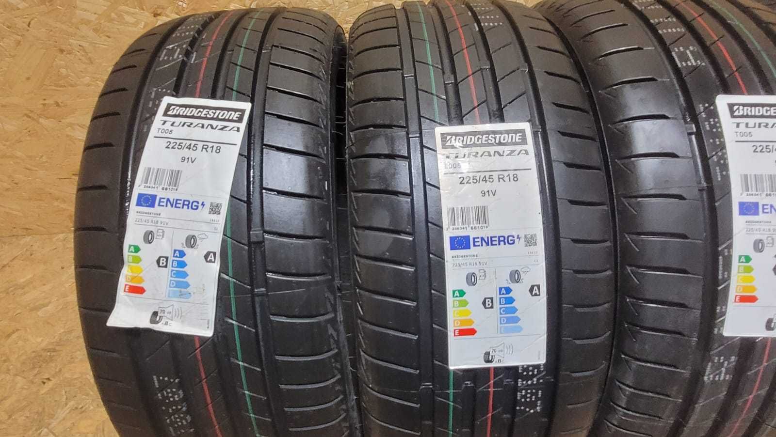 Opony letnie 225/45/18 Bridgestone Turanza T005 91V NOWE 2023r.