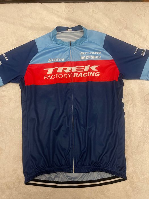 Conjunto ciclista calção e camiseta Trek