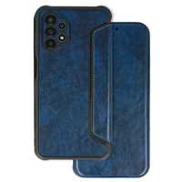 Kabura Razor Leather Book Do Samsung Galaxy A13 4G Granatowa
