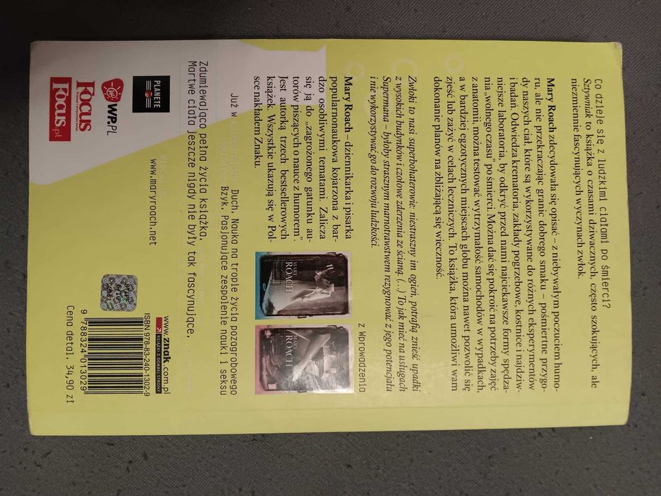 Sztywniak Osobliwe życie nieboszczyków Mary Roach