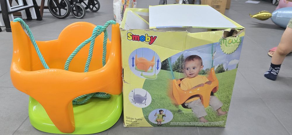Cadeira Baloiço evolutivo Smoby nunca usado-novo