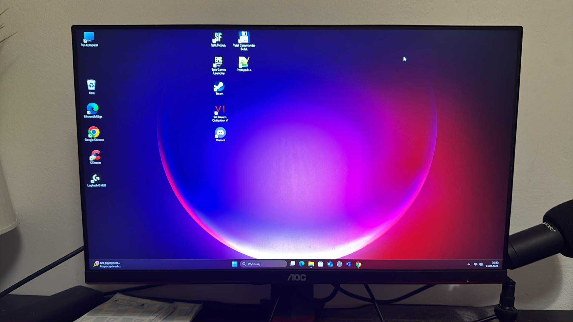 Monitor 23,8" AOC 24G2W1G4