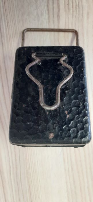 (1920 - 30 rok ) Stara Szwajcarska Przedwojenna Latarka (Szkło Soczew