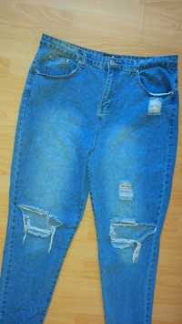 Рвані джинси великого розміру