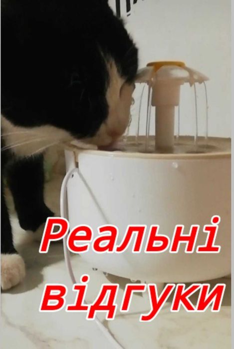 Фонтан - поїлка для тварин з датчиком руху | Smart економія енергії