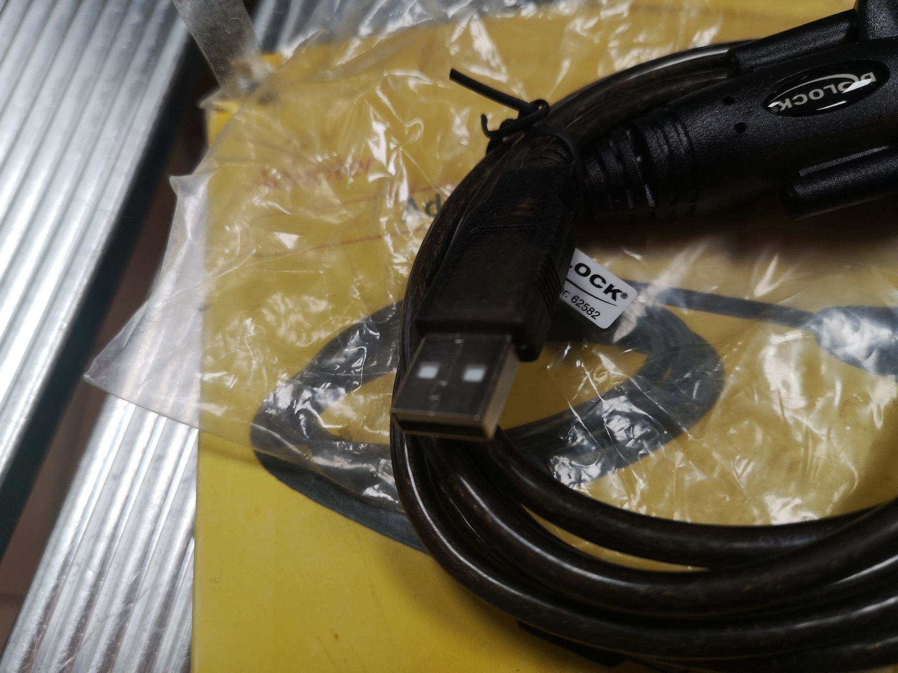 Delock adapter USB 1.1 do 1x serial RS-232 DB9 male