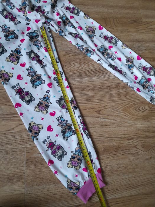 Піжама тепла велюрова лол, піжамка, george, primark, 7-8р. 122-128см.