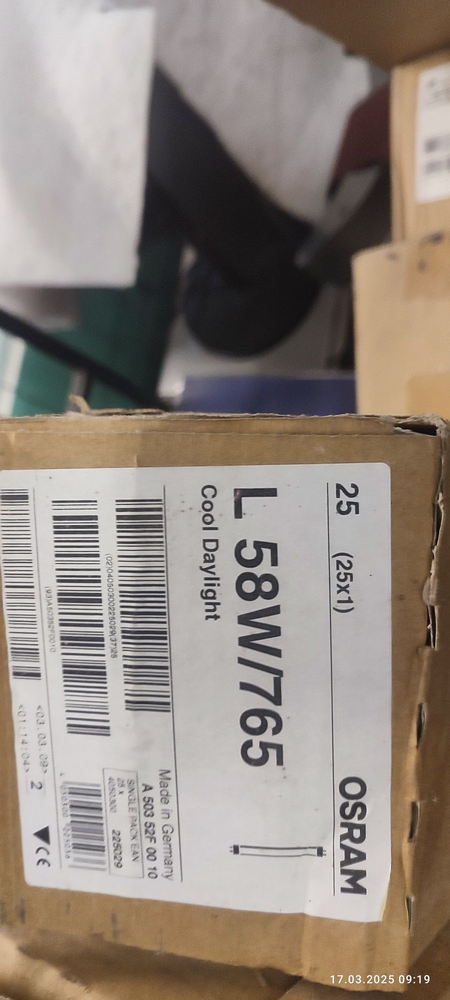 Świetlówki osram, nowe, różne rodzaje,