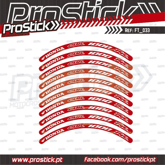 Fitas para rodas Honda crf cr xr trx