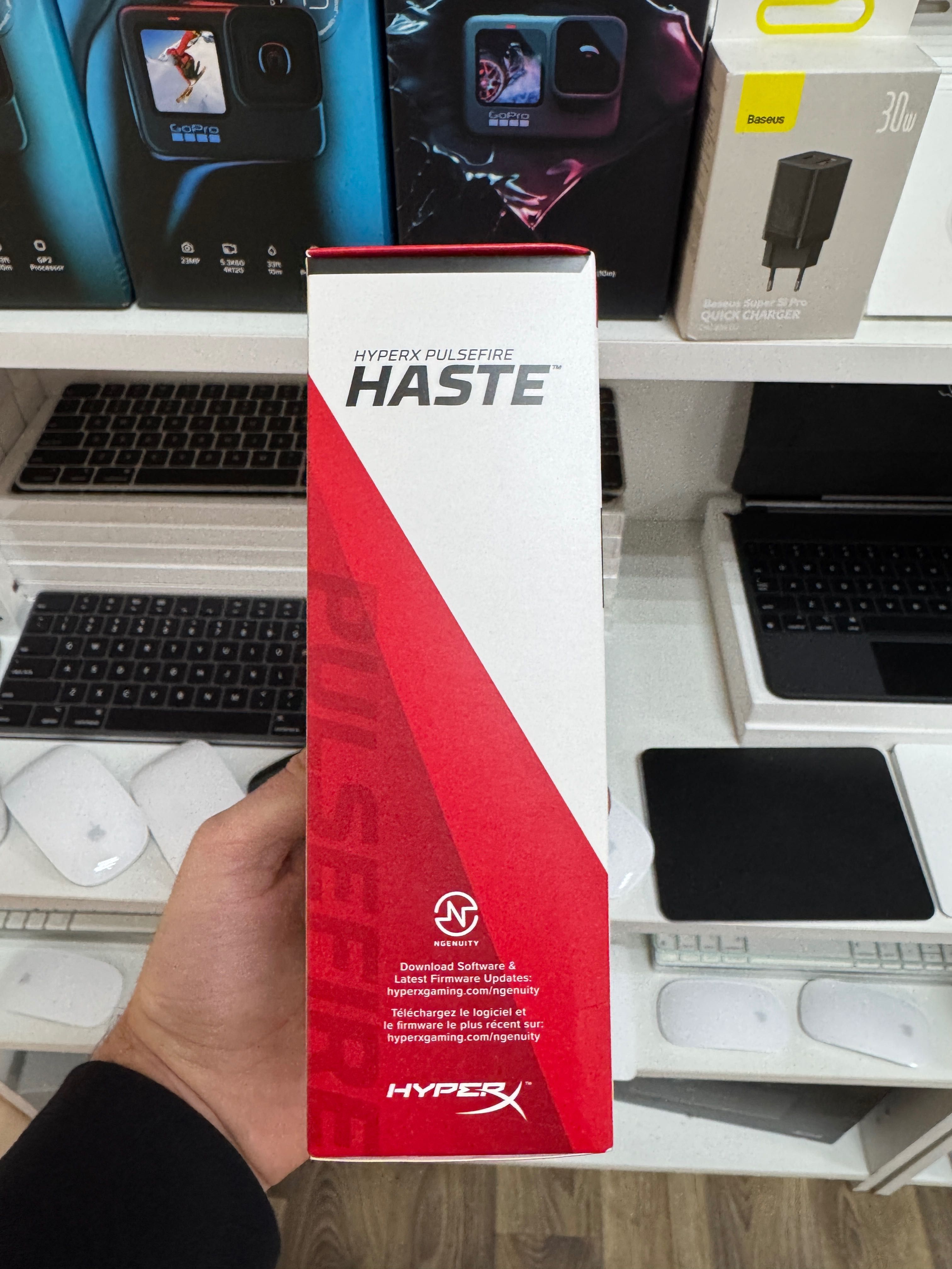 Мишка ігрова HyperX Pulsefire Haste USB White Pink HMSH1-A-WT 4P5E4AA