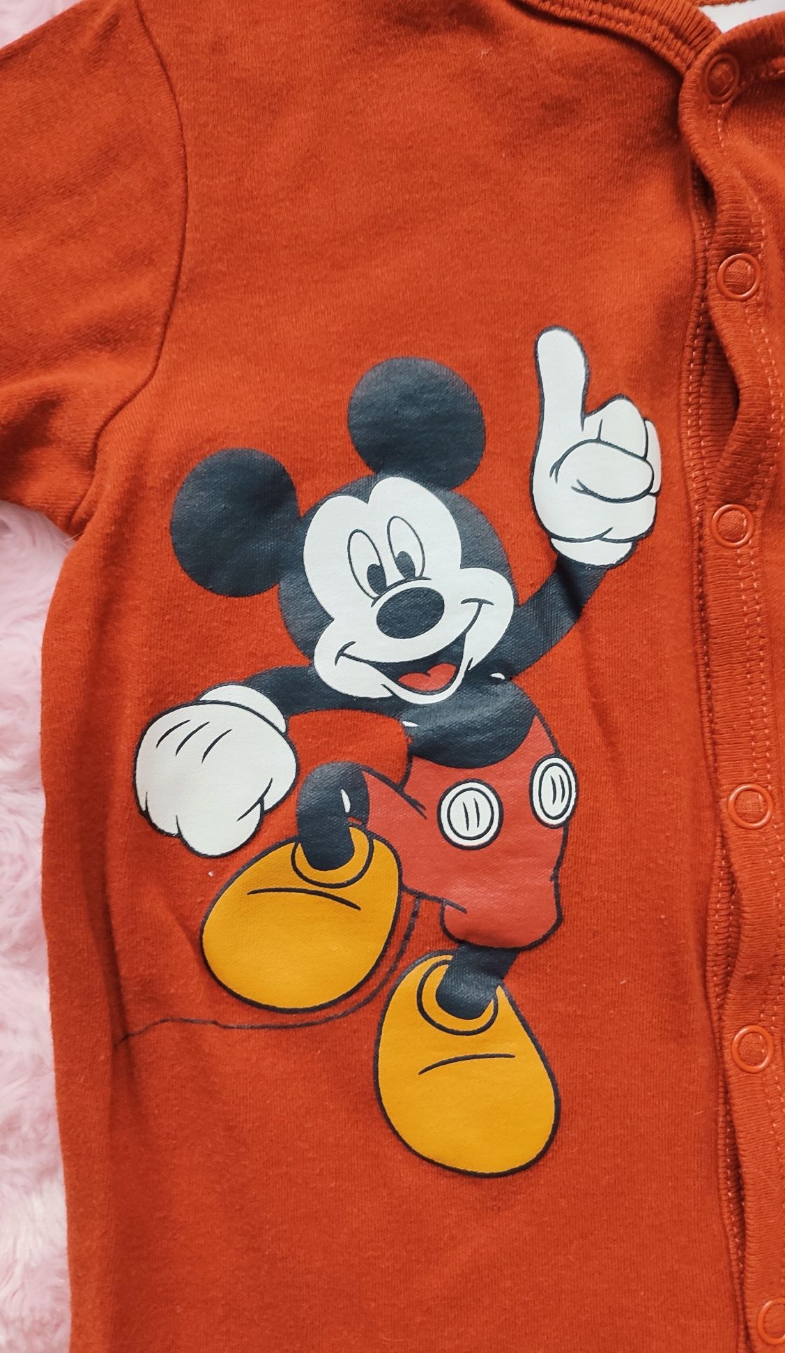 Disney Baby Myszka Miki Pajac Piżamka Rampers 2 szt. r.92