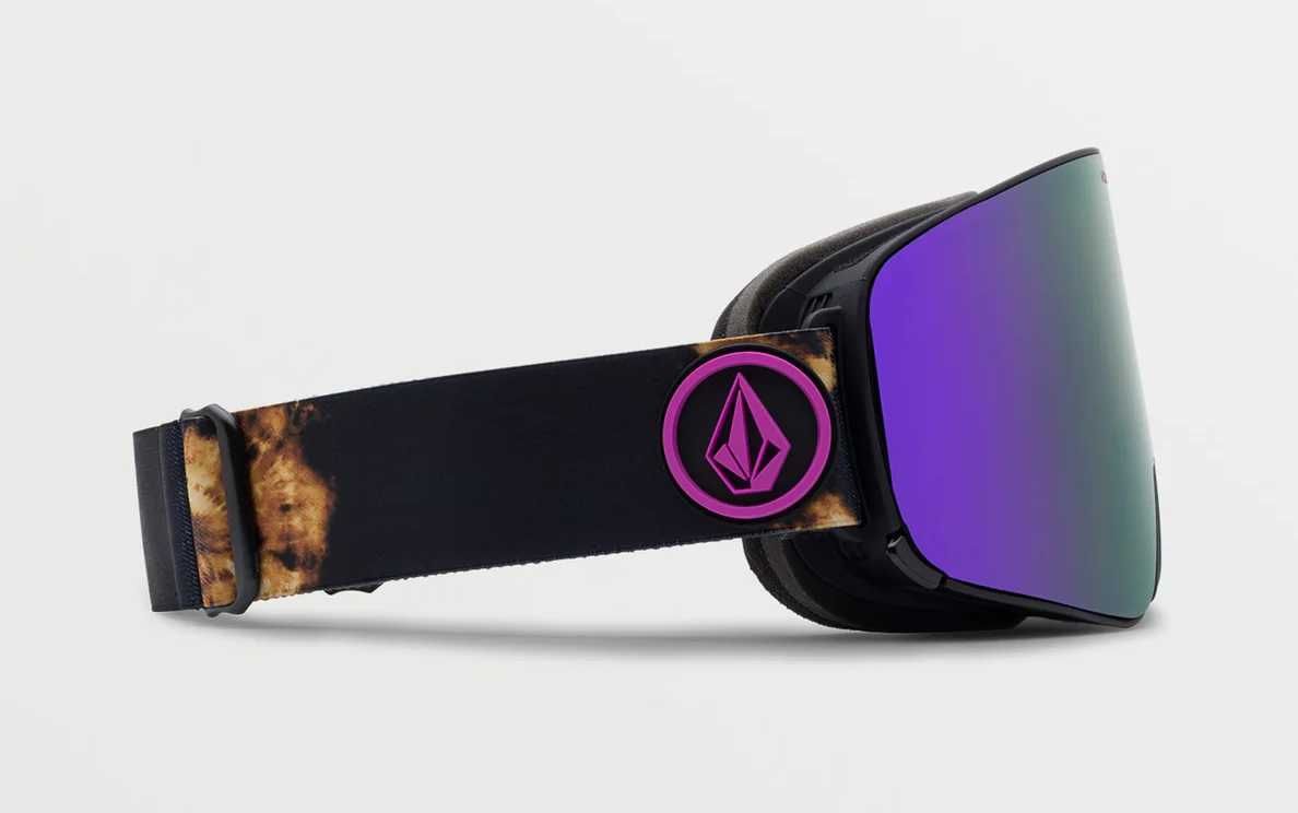 Gogle Volcom Odyssey Bleach Purple Chrome + Yellow dragon anon spy vz