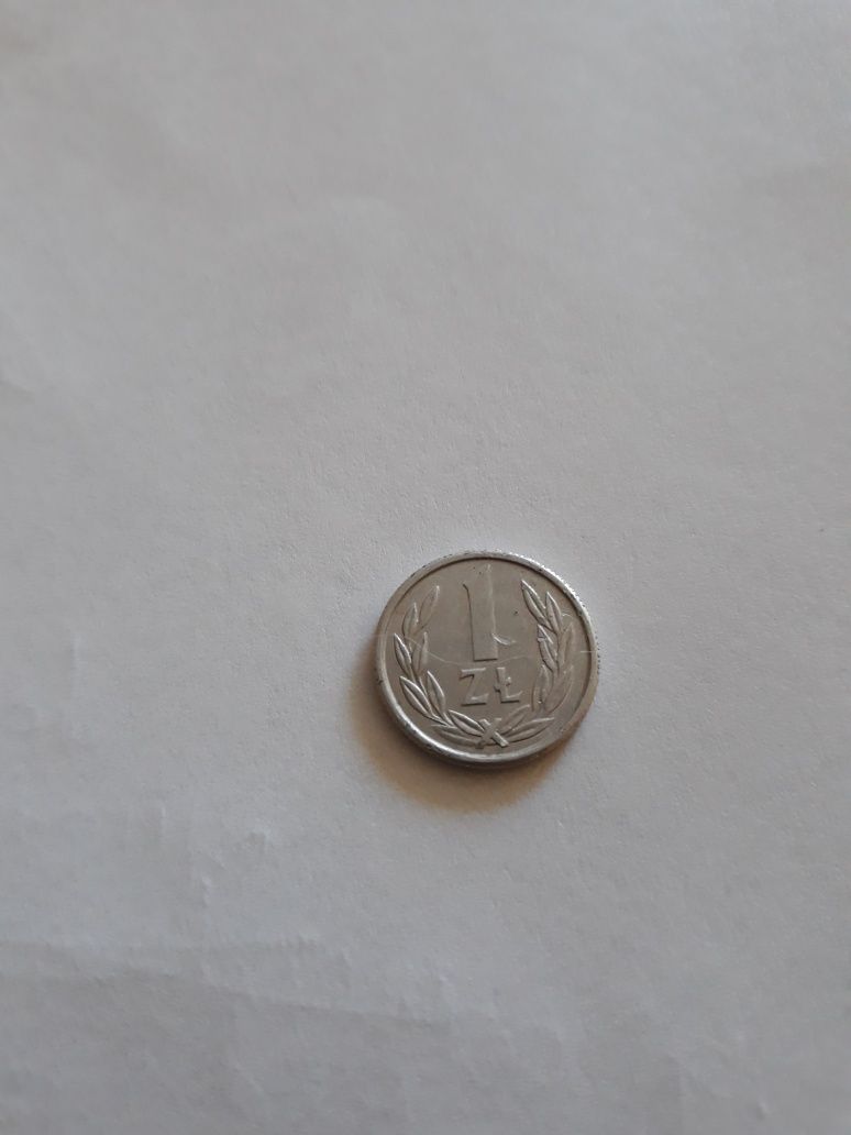 Moneta 1 zł 1989r -średnica 16 mm