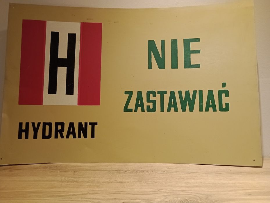 Szyld blacha reklama emalia PRL