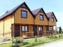 Tanio - komfortowe drewniane domki nad morzem w Sarbinowie