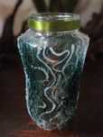 Vaso com decoração orgânica