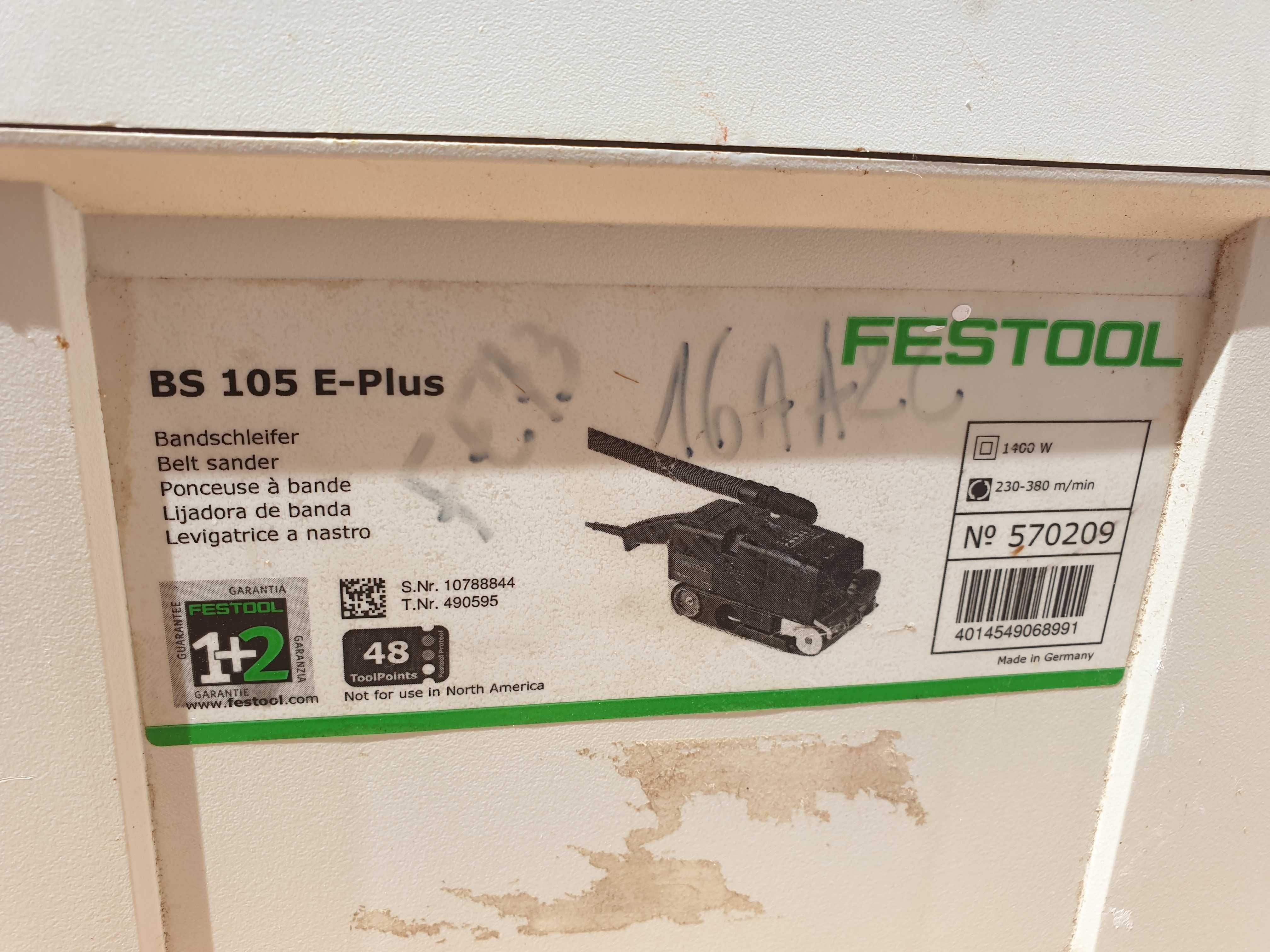 FESTOOL BS 105 E- plus lixadora a banda