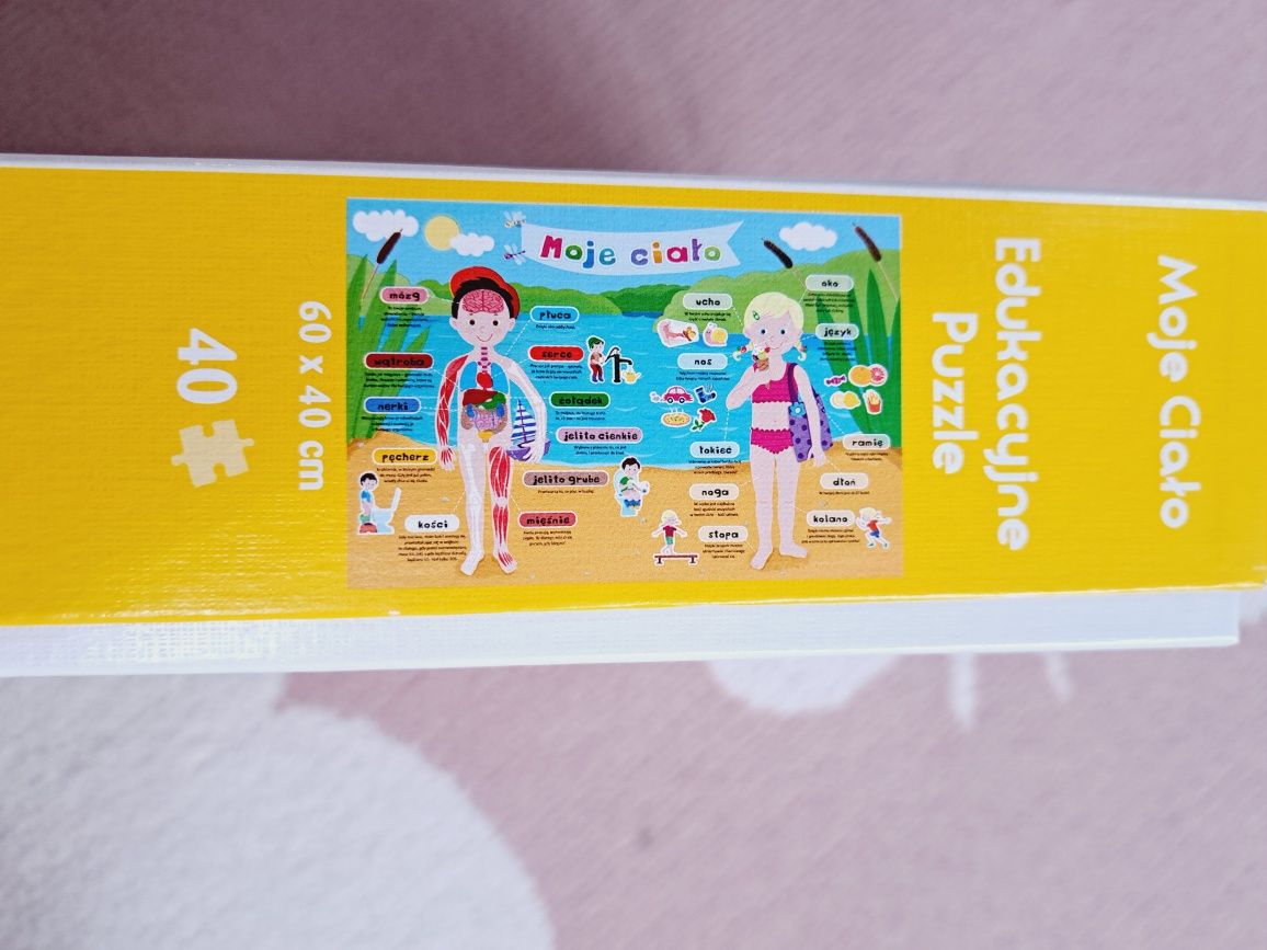 Jak nowe edukacyjne puzzle Trefl moje ciało 40 el. 4+