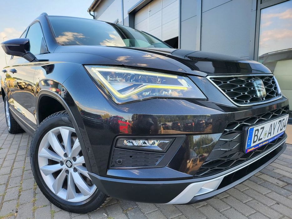Seat Ateca 1.6 TDI*Bezwypadkowy*Fabryczny Lakier*Opłacony* Jak Nowy