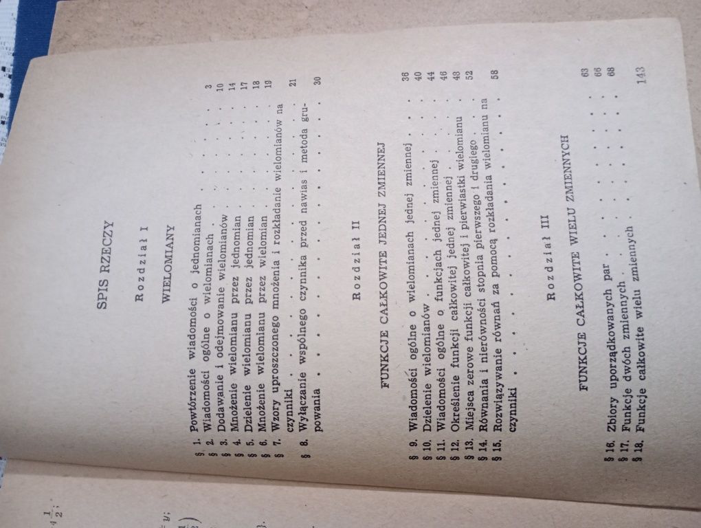 Matematyka - Algebra dla szkół zasadniczych