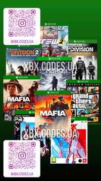 Mafia1,2/GTA5/UFC4/Crew 2/Metro Exodus/Witcher3/TheDivision/NBA2K XBOX