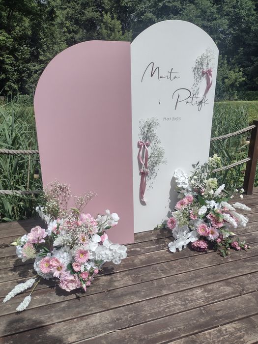 Ścianka balonowa na ślub, urodziny, chrzciny, roczek i na każdą okazję