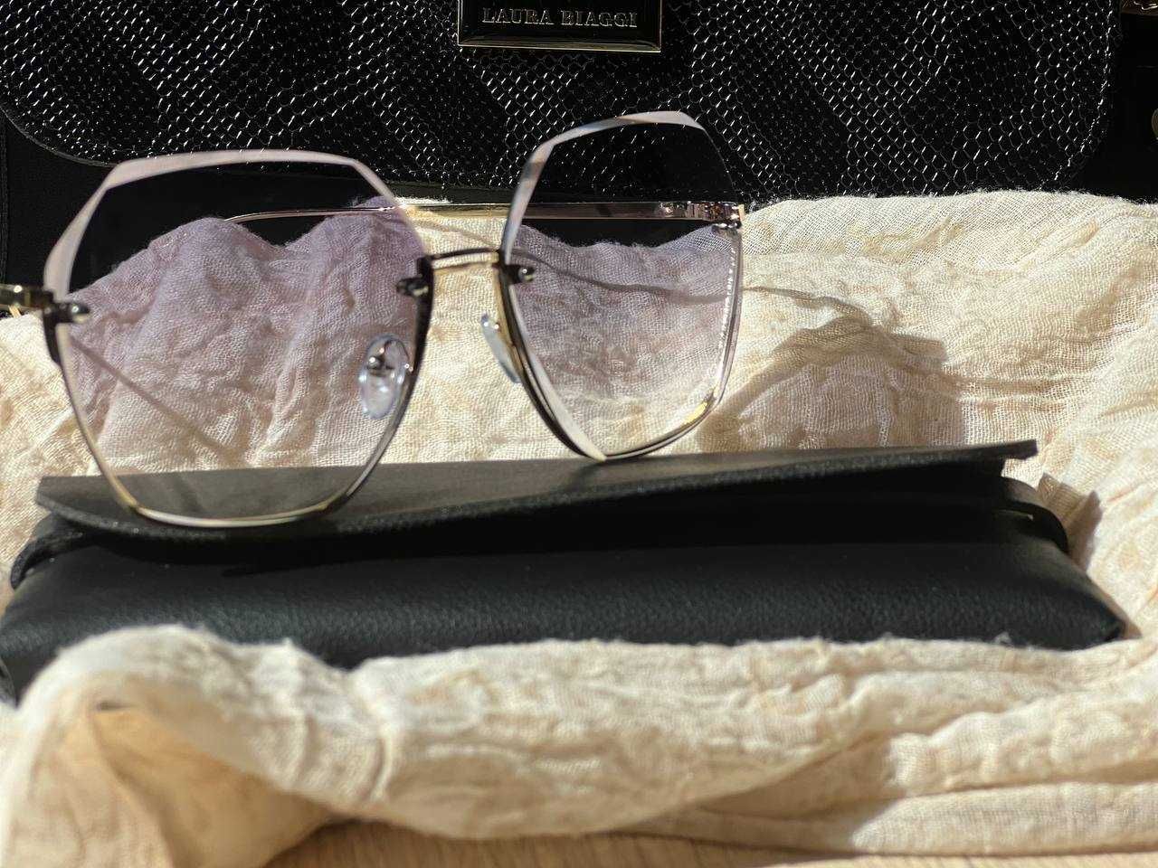 Okulary przeciwsłoneczne Florida Sun GRADIENT FIOLETOWY 2023 + Etui