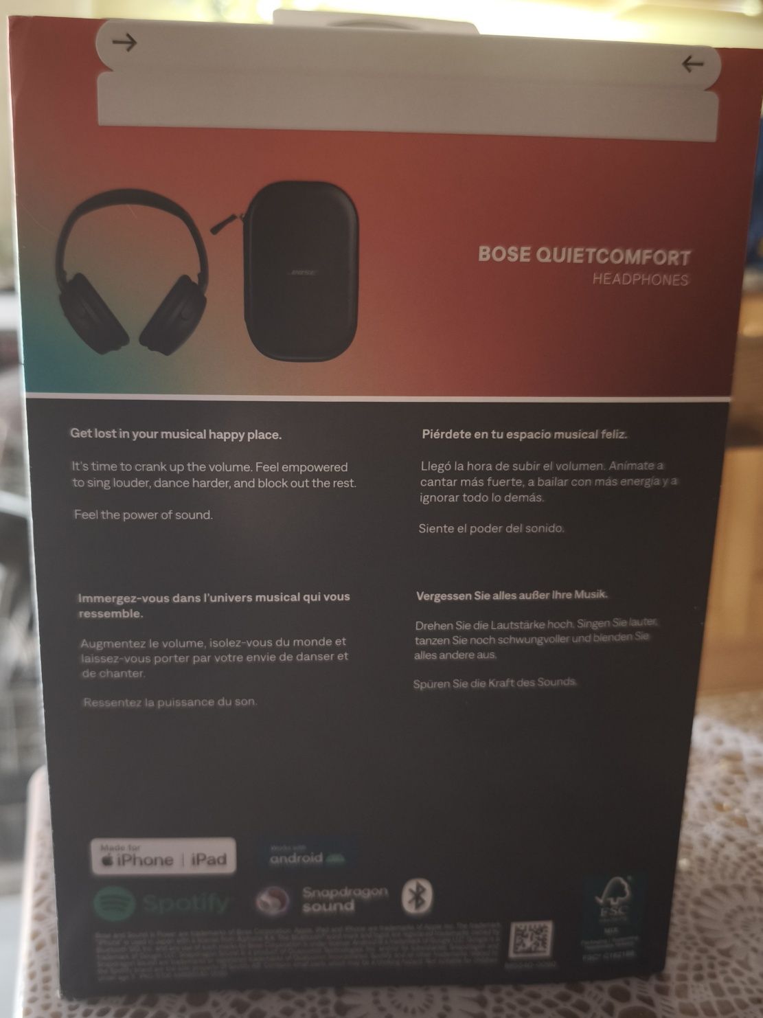 Bose Quietcomfort 
NOVOS
Noise Cancelling ( Cancelamento de Ruído )
Ca