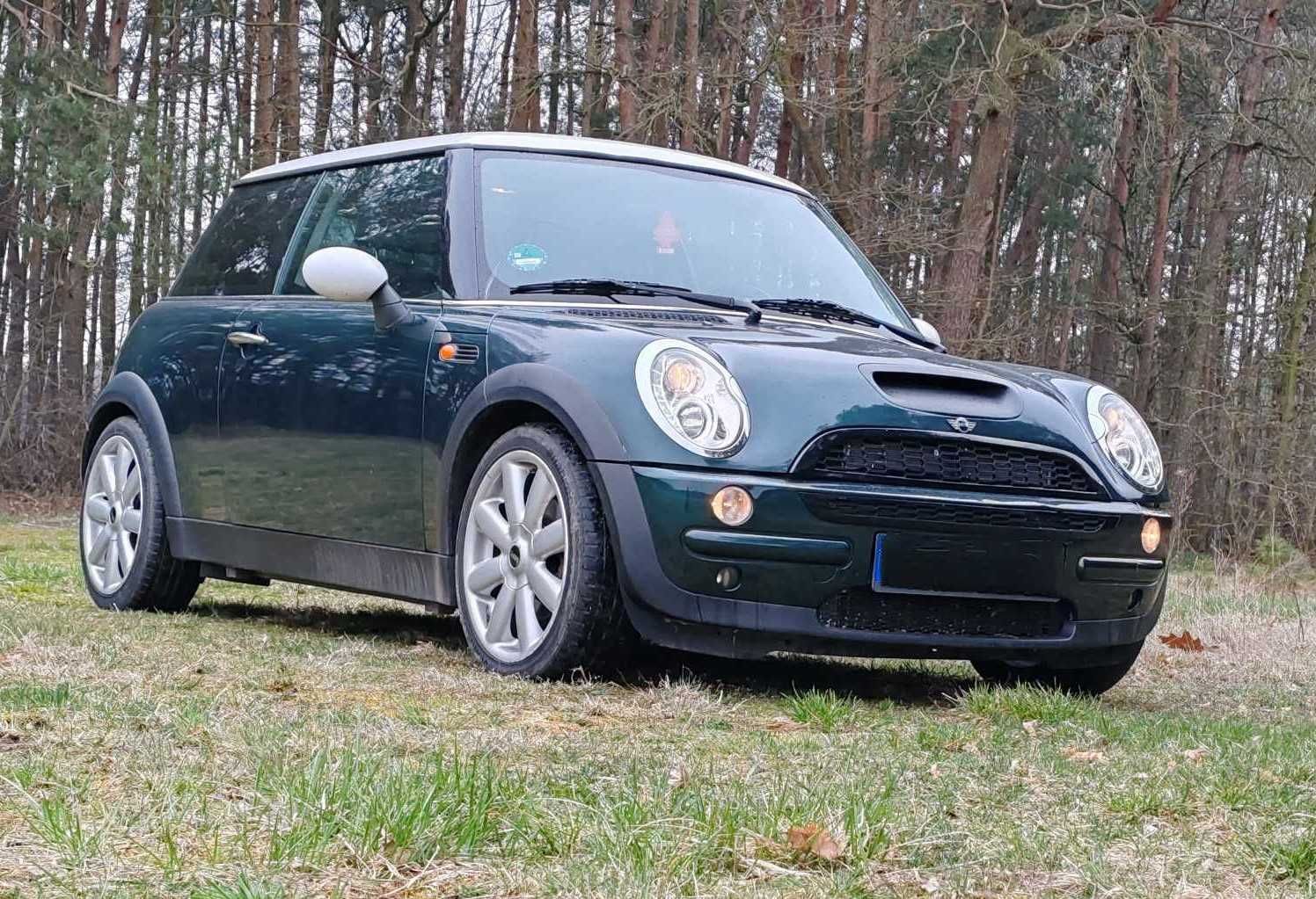 Mini Cooper R50 1.6 116KM Zielony Metalic z Brokatem