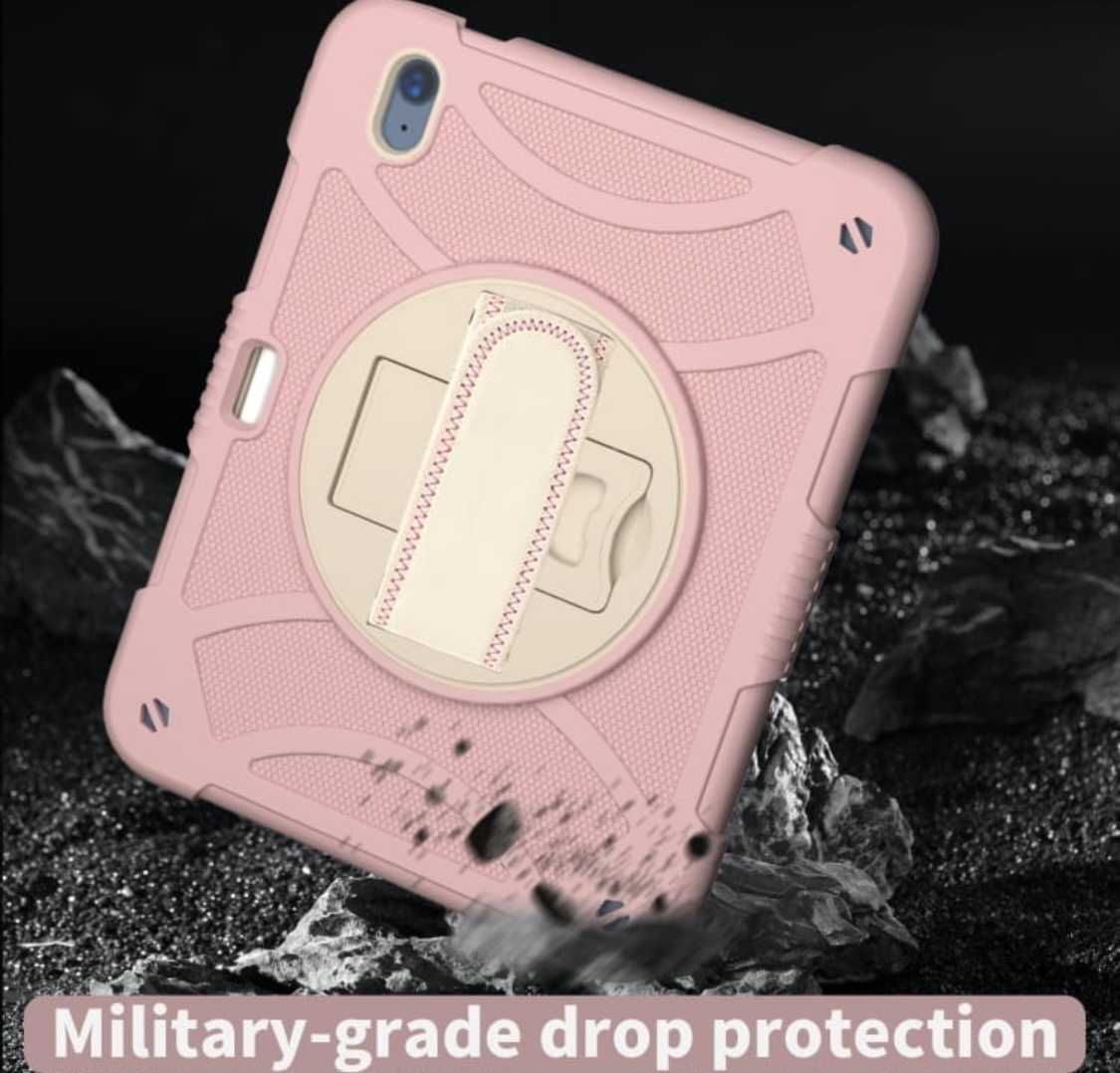 Etui Pancerne iPad 11 Pro 10.9 z uchwytem 360 różowe