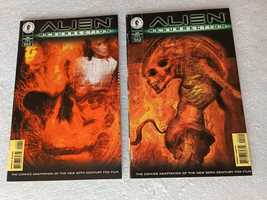 2 antigas raras revistas Alien Resurrection Comic Dark Horse Comics