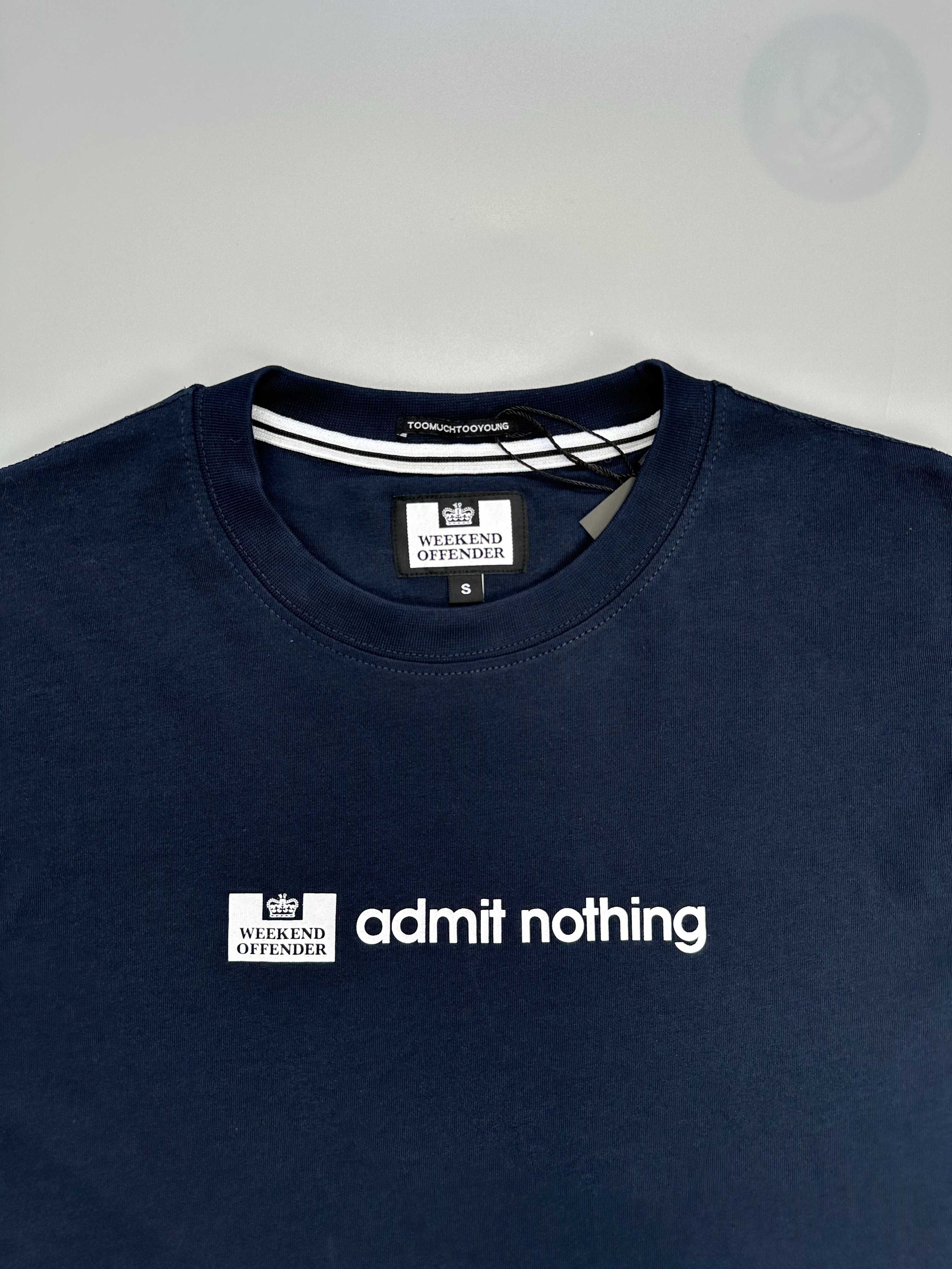 › Футболка Weekend Offender Admit Nothing Navy | Оригінал