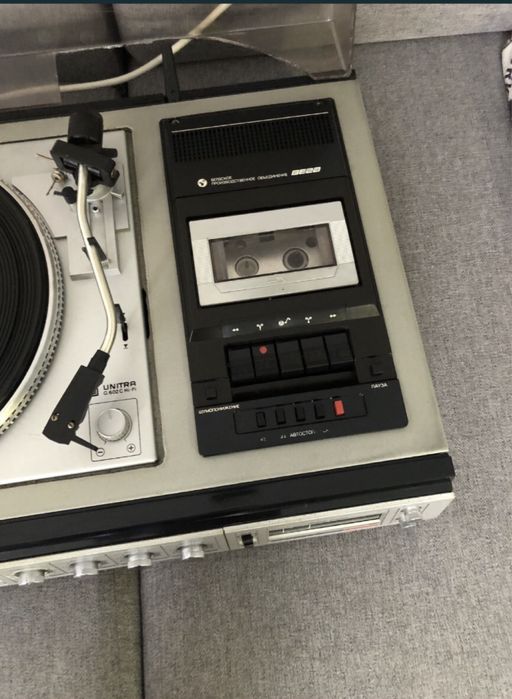 Магнитофон проигрыватель вега119