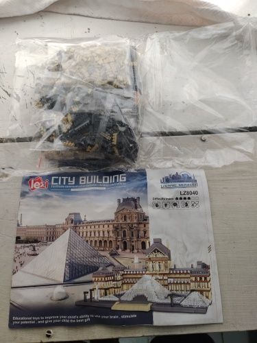 Lego museu Louvre Paris / taj mahal