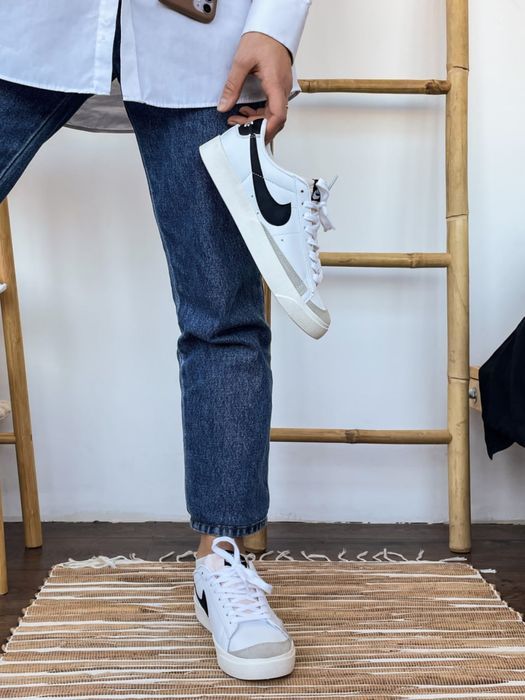 Кросівки жіночі чоловічі Nike Blazer Low White 36-45