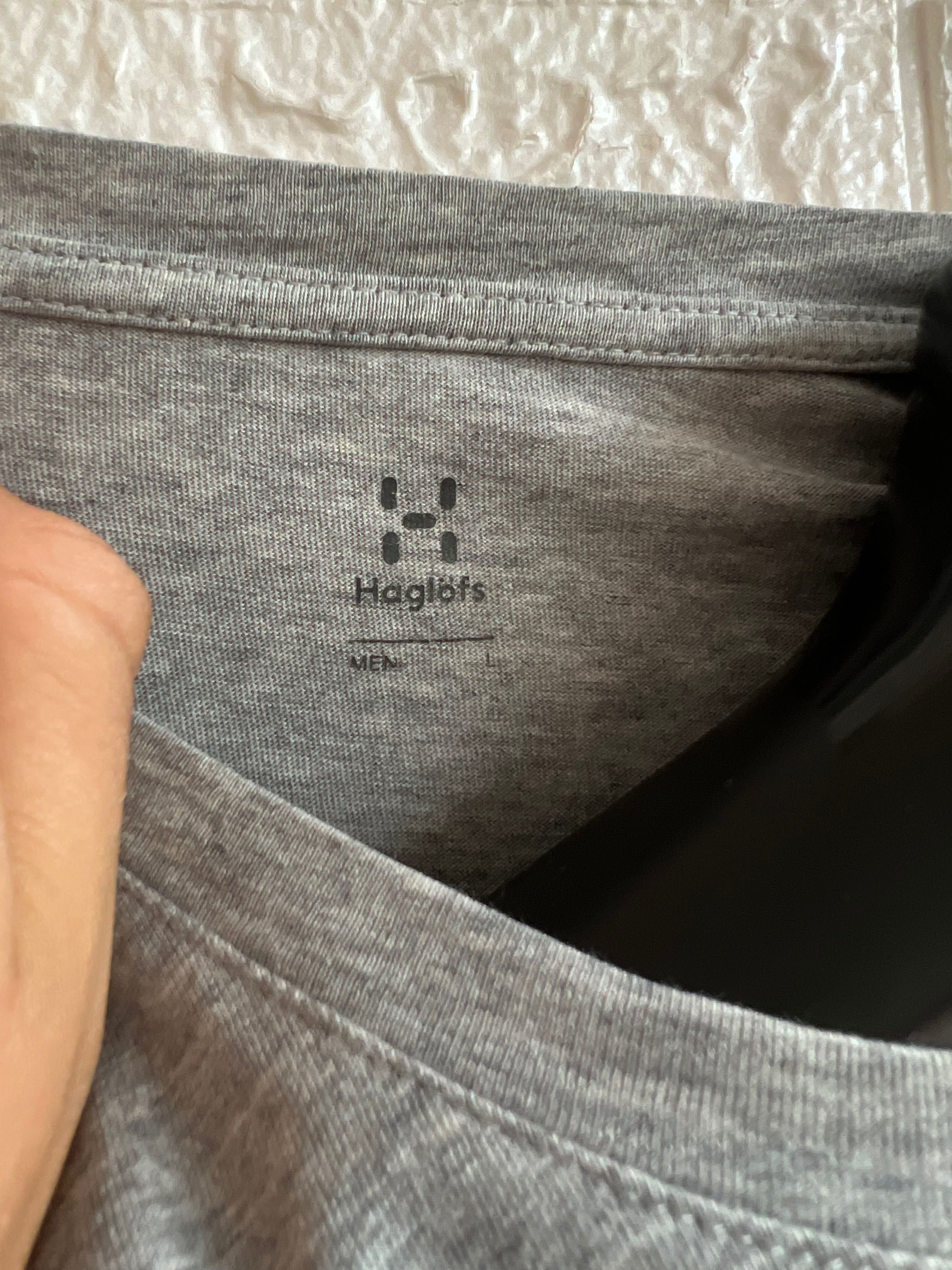 Футболка Haglofs camp tee men з великим лого рЛ