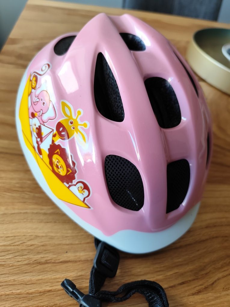 Kask na rower deskę rolki dla dziewczynki S 46-53 regulowany
