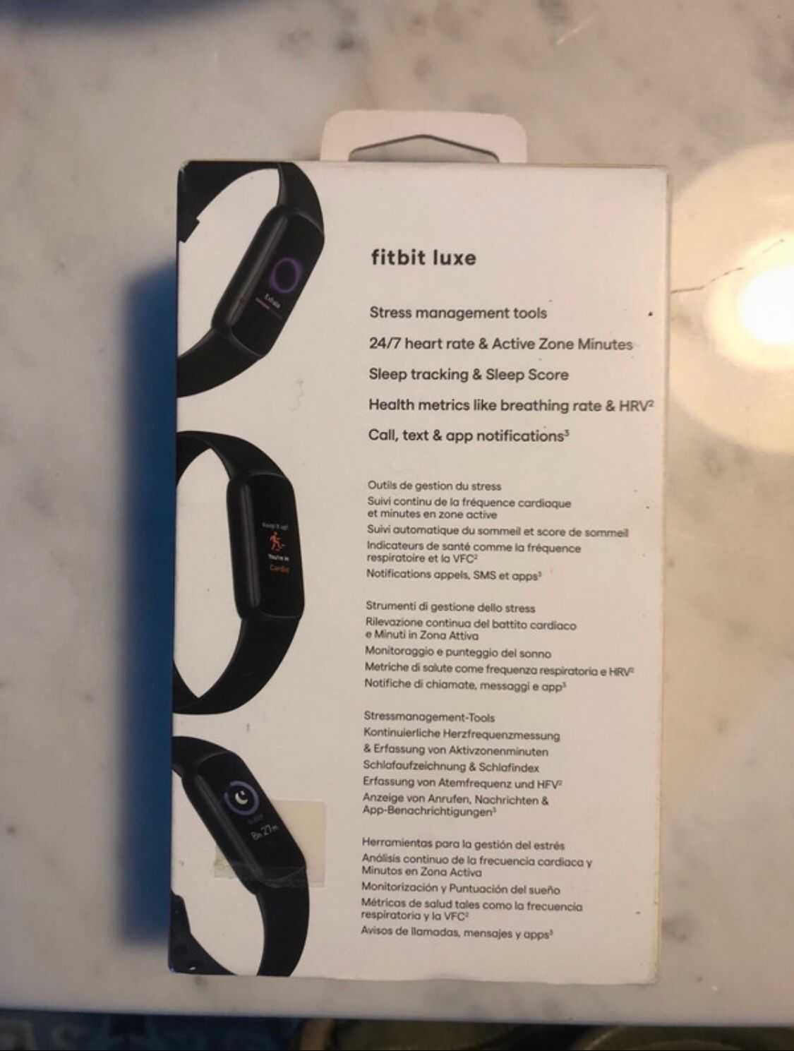 Pulseira Fitbit Luxe Preta