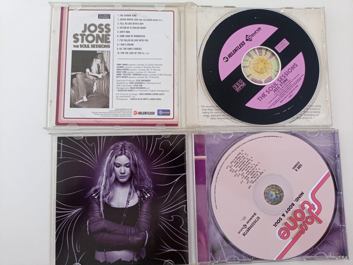 Joss Stone zestaw 2 CD Mind Body Soul Sessions UK