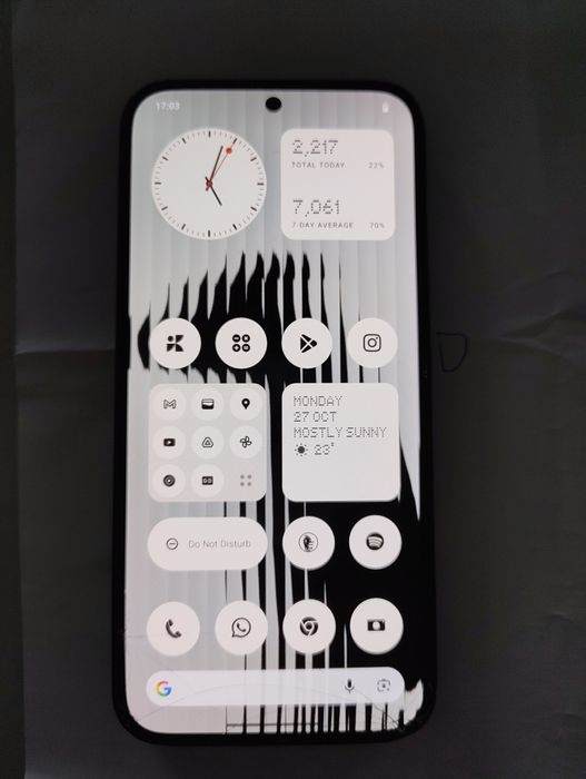 Nothing phone 2a 12 (+2) GB/ 256 GB - com dano