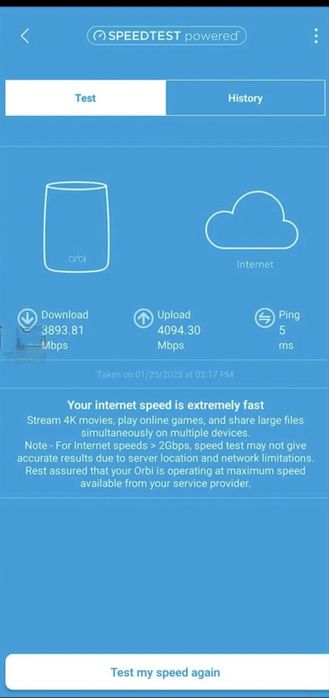 Роутер Netgear Orbi RBR850 Mesh + RBS850 Wfi 6 Gb