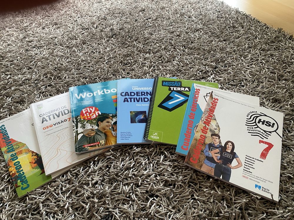 Cadernos se atividades 7-ano