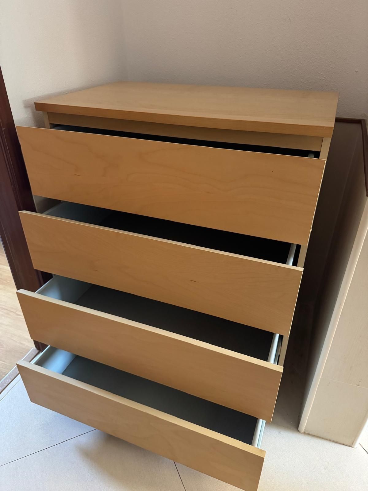 Cómoda 4 gavetas ikea