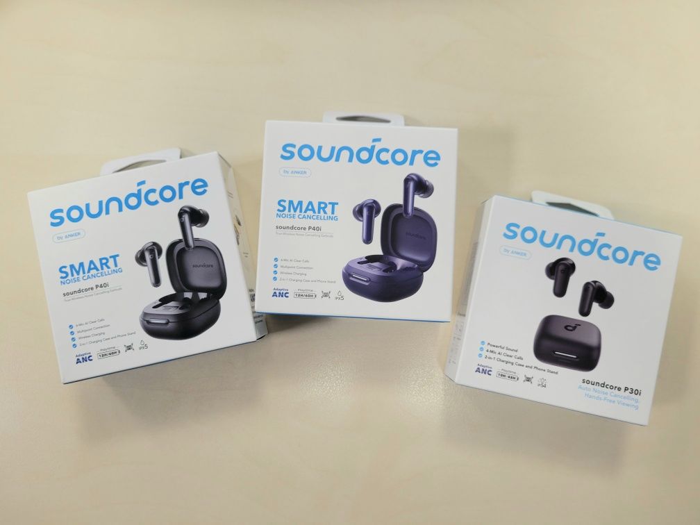 Новинка TWS навушники Anker SoundCore P30i P40i