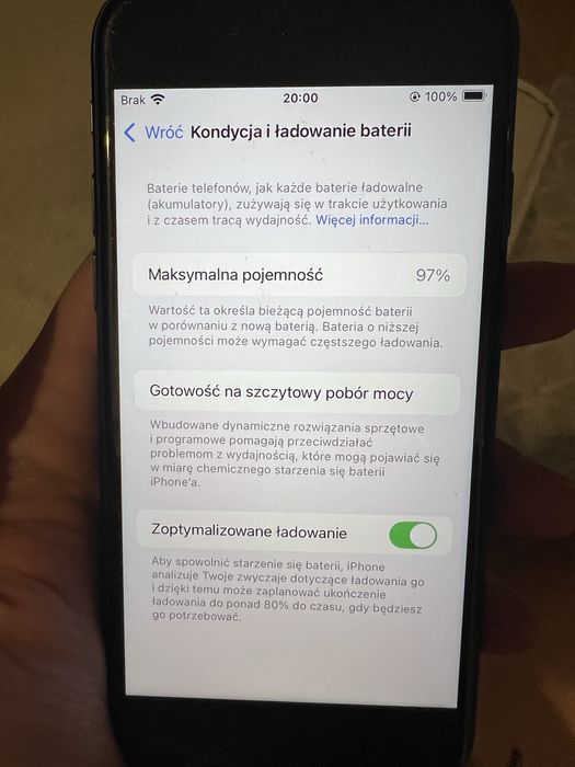 iPhoneSE bateria 97%