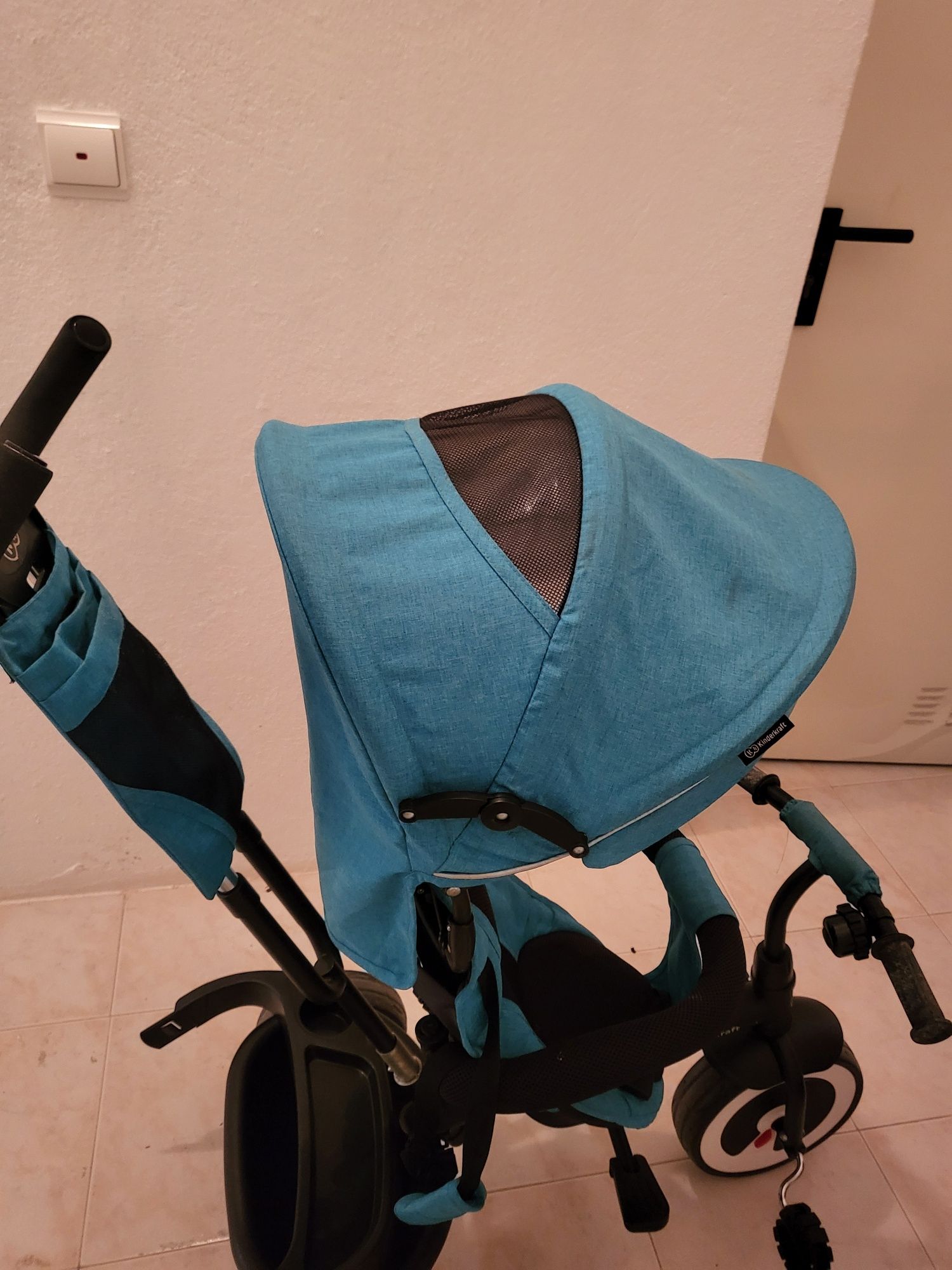 Kinderkraft Triciclo Aston, Cor Turquesa