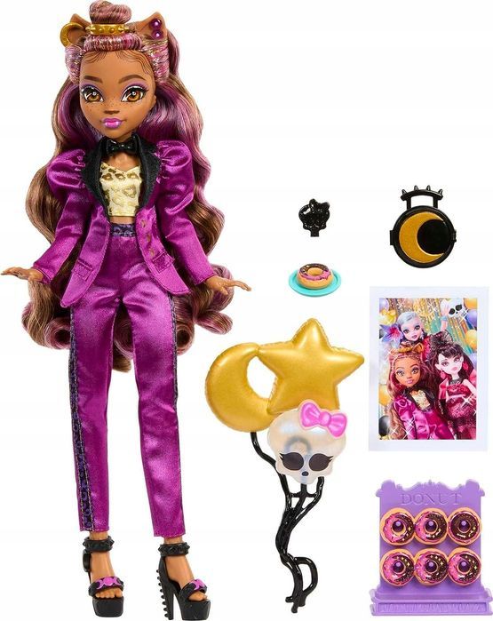 monster ball lalka monster high clawdeen wolf w imprezowym stroju