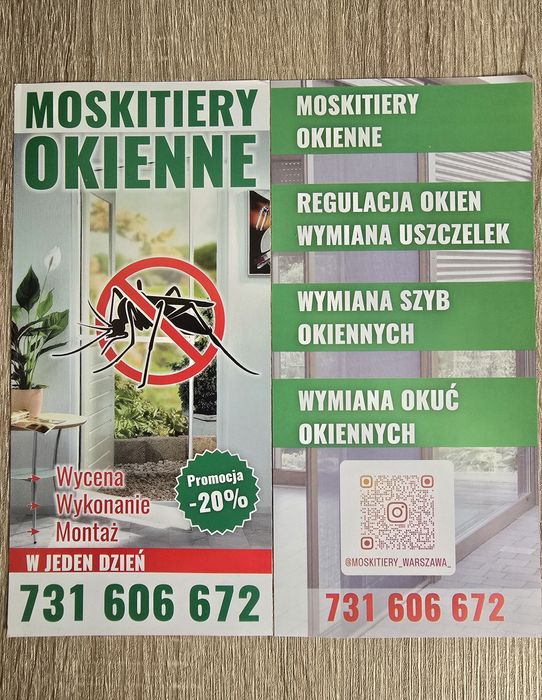 Moskitiery okienne – zimowa promocja -30%!