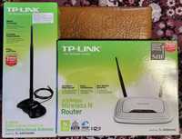 Wi-Fi роутер TP-Link TL-WR841ND з антеною 8 dBi