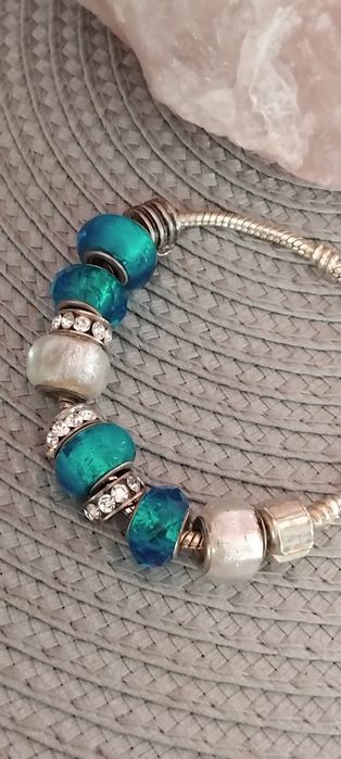 Bransoletka posrebrzana Charm's